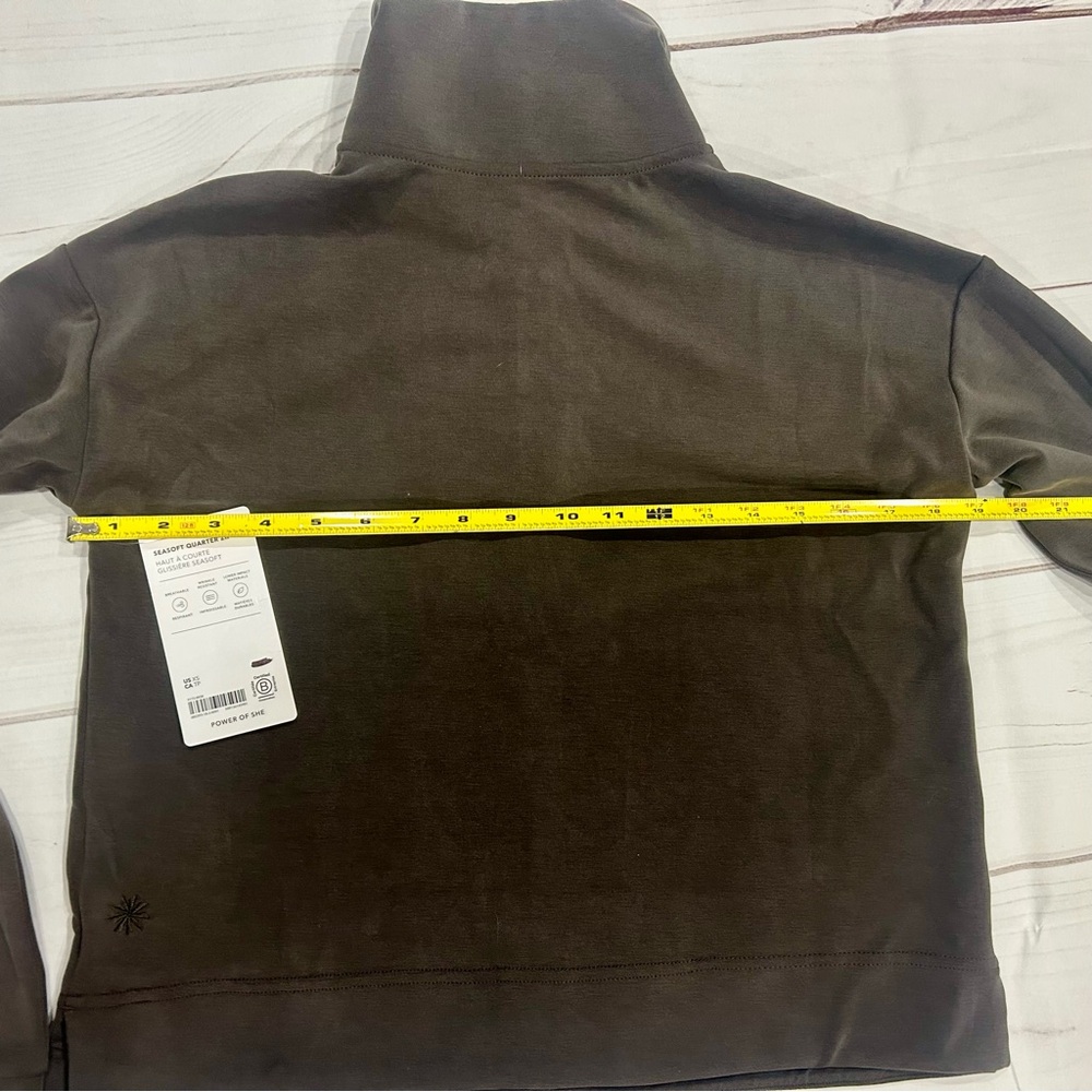 Women’s Athleta quarter zip gray sweatshirt size xs - Picture 8 of 8